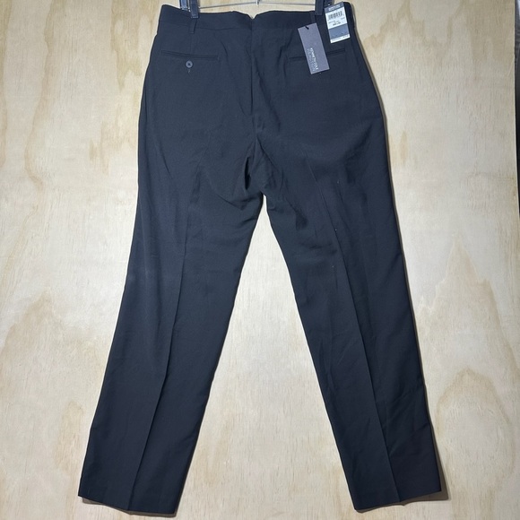Kenneth Cole Reaction Unlisted Dress Slacks Pants 36X32 Black - Picture 8 of 12